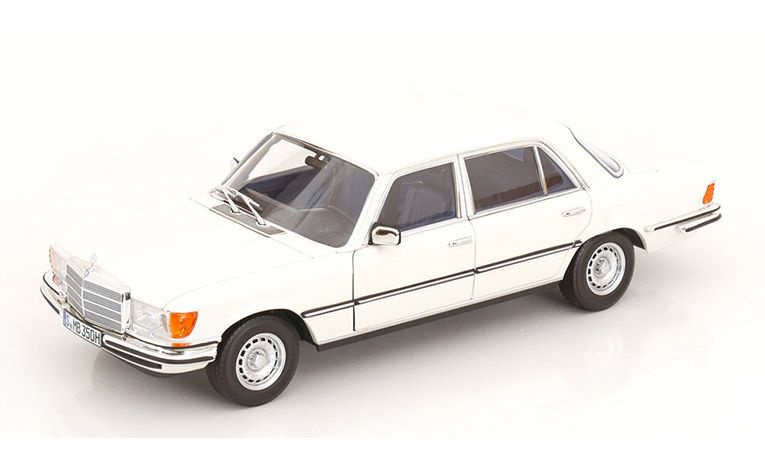 1:18 1/18 Mercedes W116 S Class 350 SEL special edition produced by Mercedes 1973 1980 white Norev