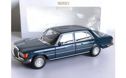 1:18 1/18 Mercedes W116 S Class 350 SEL 1973 1980 hansa blue Norev