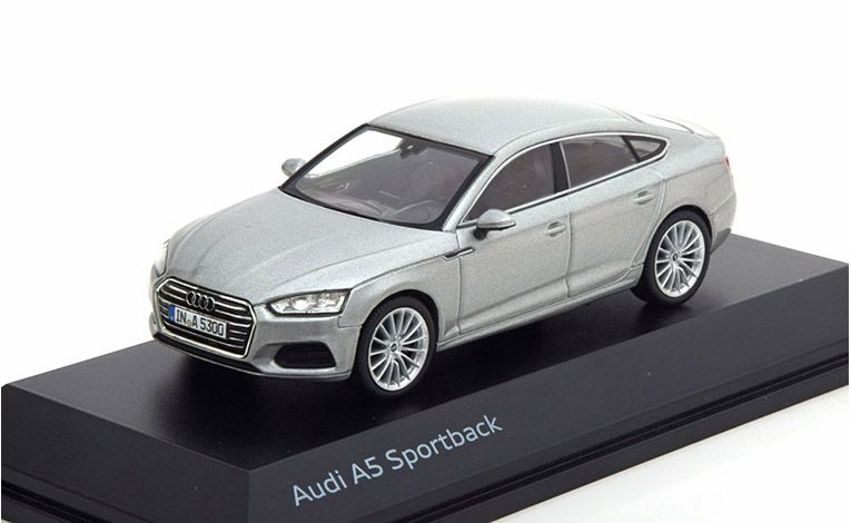 1:43 1/43 Audi A5 Sportback special edition by Audi 2017 2024 silver Spark