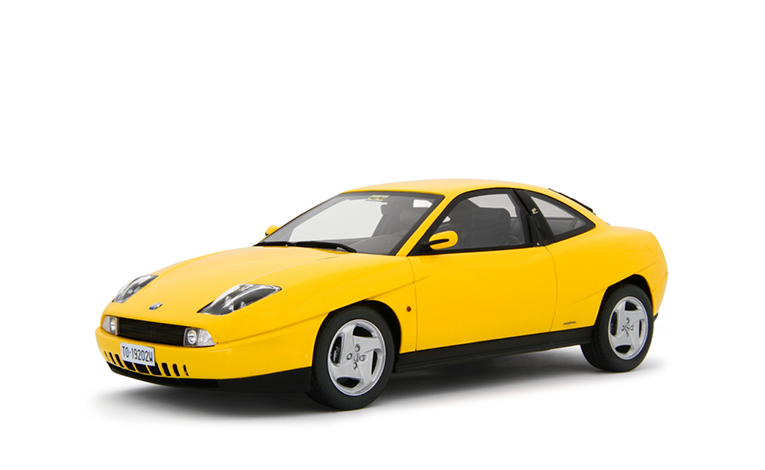 1:18 1/18 Fiat Kupe 2.0 16V Turbo Plus 1993 1997 žuti Laudoracing-Models