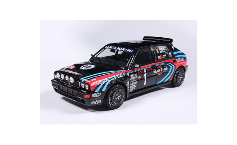 1:18 1/18 Lancia Delta HF Integrale Evo 16V No 1 Rally Monte Carlo Miki Biasion 1990 Martini black Solido