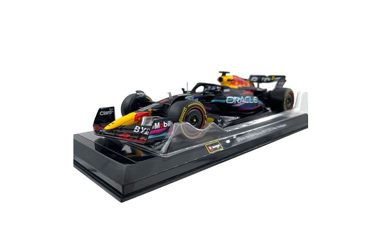 1:24 1/24 Red Bull RB19 Honda No 1 Winner GP Miami Max Verstappen 2023 matt blue Bburago