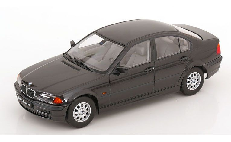 1:18 1/18 BMW E46 Series 3 Limousine 1999 2005 black KK Scale