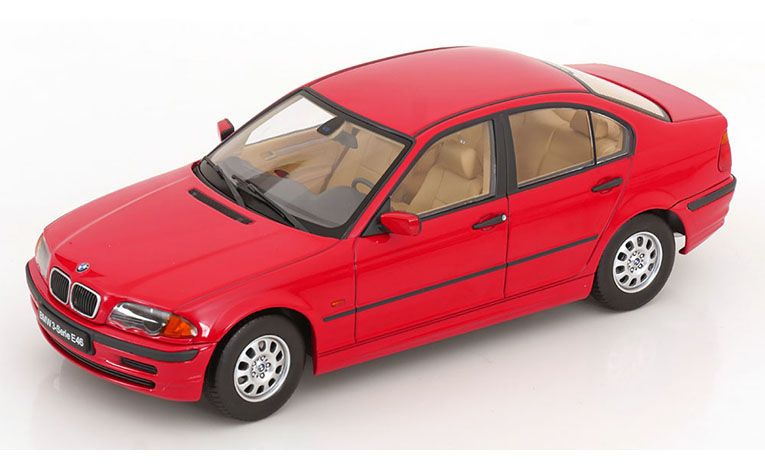 1:18 1/18 BMW E46 Series 3 Limousine 1999 2005 red KK Scale