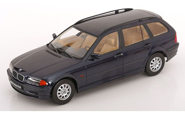1:18 1/18 BMW E46 Series 3 Touring 1999 2005 dark blue KK Scale