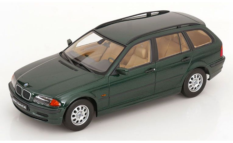 1:18 1/18 BMW E46 Series 3 Touring 1999 2005 dark green KK Scale