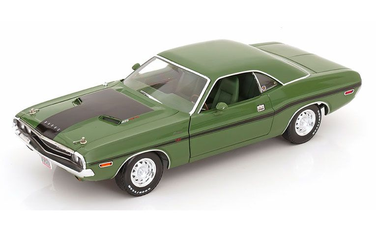 1:18 1/18 Dodge Challenger R T Hemi Coupe 1970 1971 green black Greenlight