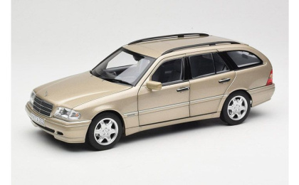1:18 1/18 Mercedes S202 T C Klasa Model Karavan 1997 2001 dimljeno srebreni Norev