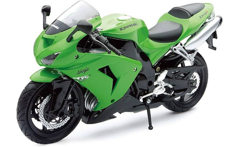 1:12 1/12 Kawasaki Ninja ZX 10R 2006 2007 zeleno crni New-Ray