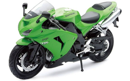 1:12 1/12 Kawasaki Ninja ZX 10R 2006 2007 zeleno crni New-Ray