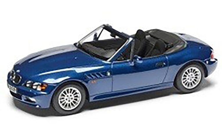 1:18 1/18 BMW E36 7 Z3 Kabriolet 1999 2002 plavi Minichamps