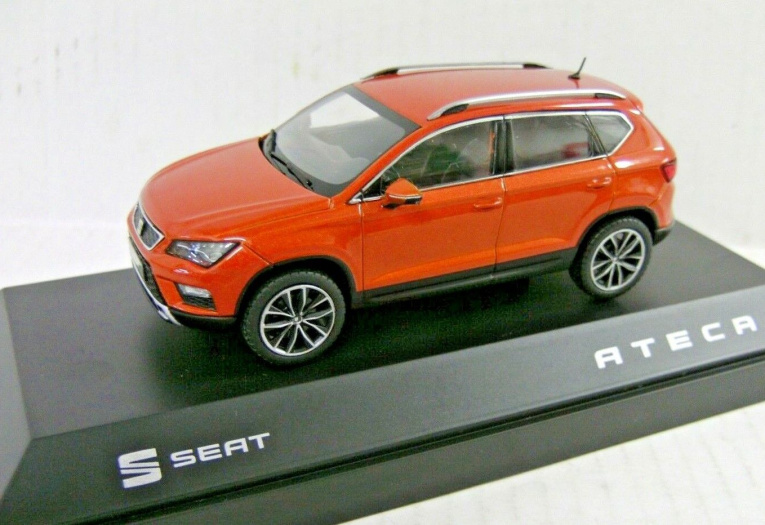 1:43 1/43 Seat Ateca 2016 2020 samoa narančasti Seat Models