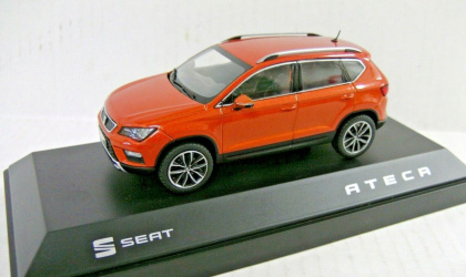 1:43 1/43 Seat Ateca 2016 2020 samoa narančasti Seat Models