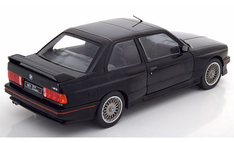 1:18 1/18 BMW E30 Series 3 M3 Coupe 1990 black Solido
