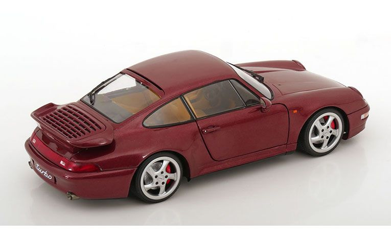 1:18 1/18 Porsche 993 911 Turbo 1997 1998 dark red Solido