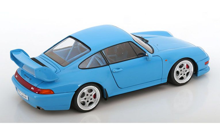 1:18 1/18 Porsche 993 911 Clubsport 1993 1998 riviera plavi Solido