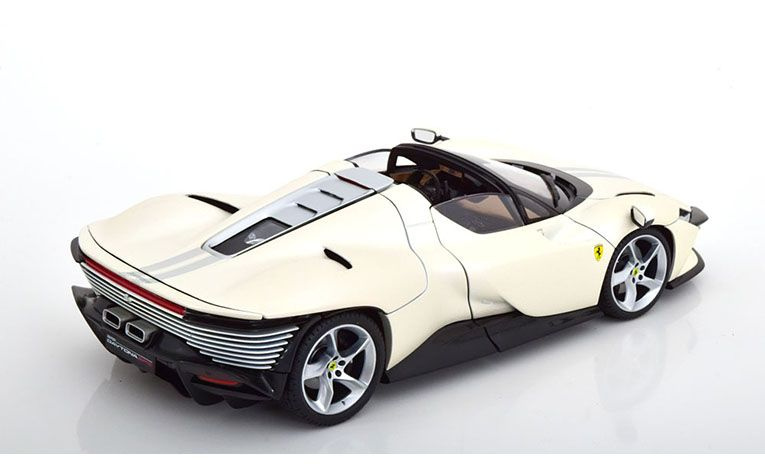 1:18 1/18 Ferrari Daytona SP3 with removable hard top 2022 2025 white black Bburago Signature Series
