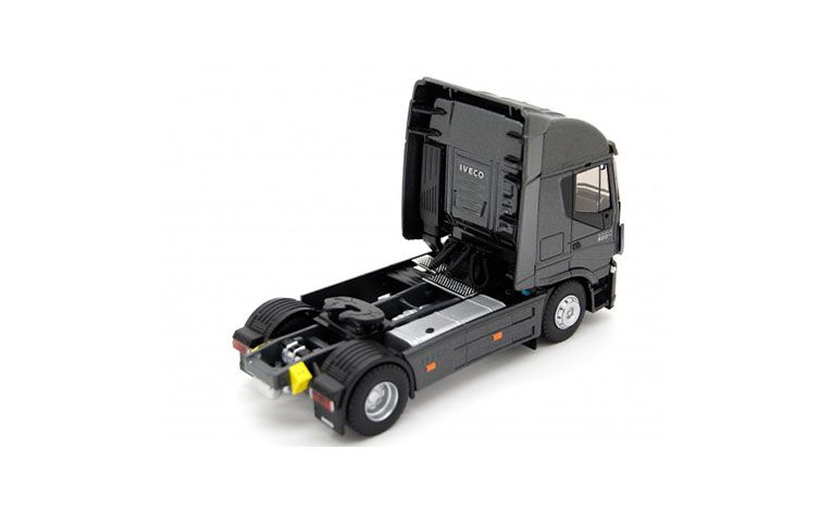 1:43 1/43 Iveco Stralis 500 E6 Hi Way towing truck 2013 2016 dark grey Eligor