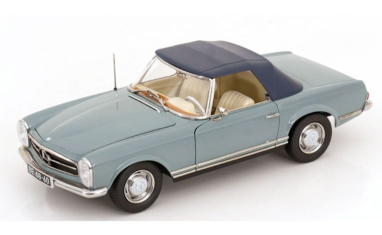 1:18 1/18 Mercedes W113 230 SL Pagoda Cabriolet 1963 1967 horizon blue Norev