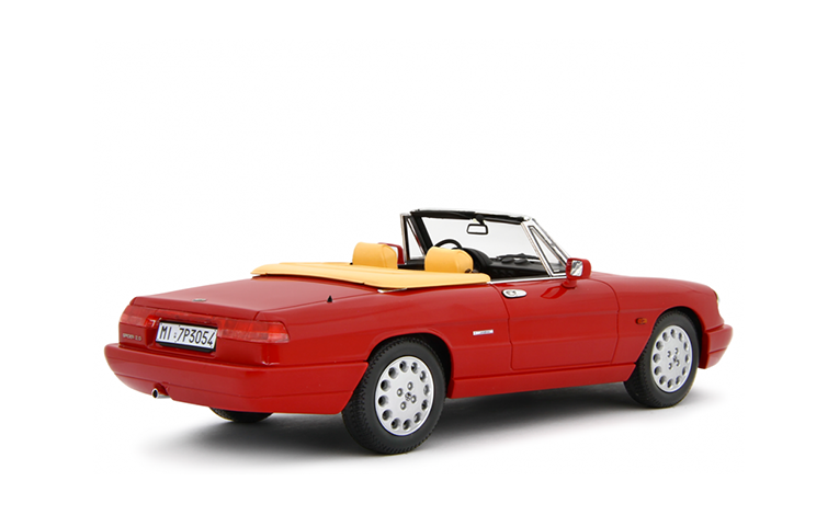 1:18 1/18 Alfa Romeo Spider Series 4 1.6 2.0i 1990 1993 red Laudoracing-Models