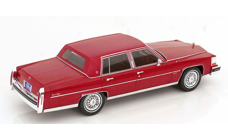 1:18 1/18 Cadillac Fleetwood Brougham 1982 1986 red Model Car Group MCG