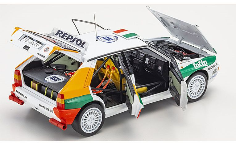 1:18 1/18 Lancia Delta HF Integrale No 5 Rally Monte Carlo Farnocchia Aghini 1993 Repsol Totip Kyosho