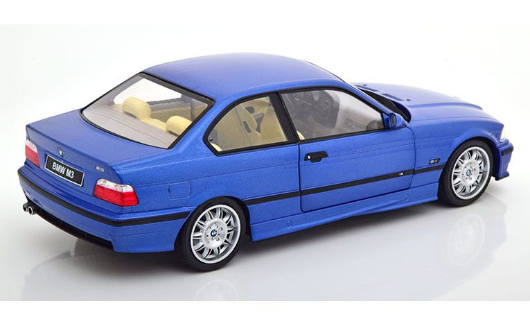 1:18 1/18 BMW E36 Series 3 M3 Coupe 1990 1999 blue Solido