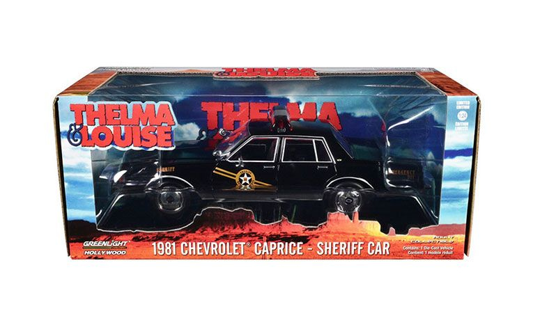 1:24 1/24 Chevrolet Caprice Classic film Thelma i Louise 1981 tamno sivi Greenlight