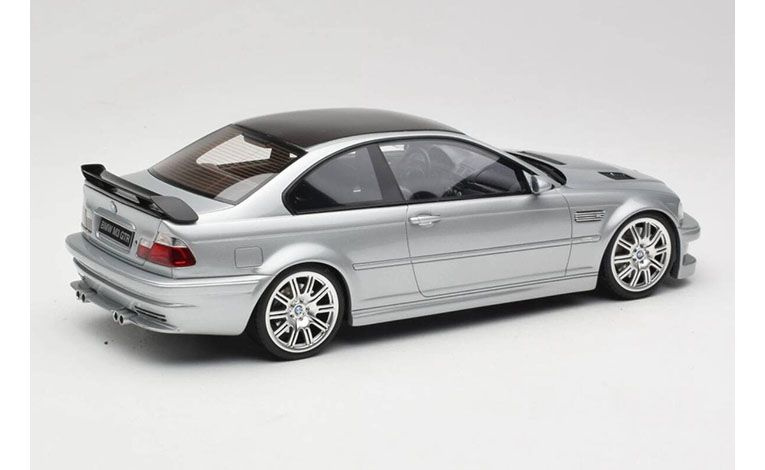 1:18 1/18 BMW E46 Series 3 M3 GTR Coupe 2001 silver Otto Mobile