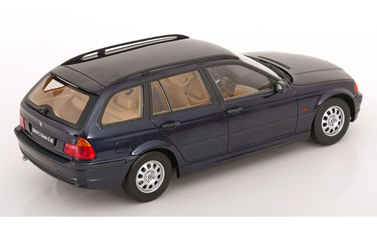 1:18 1/18 BMW E46 Series 3 Touring 1999 2005 dark blue KK Scale