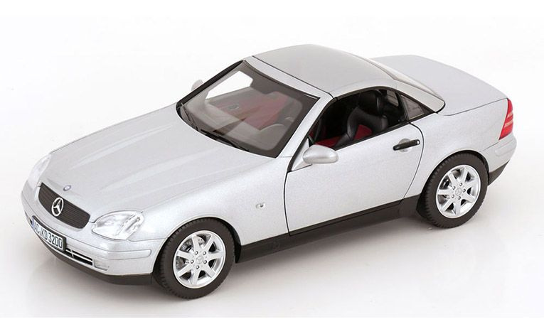 1:18 1/18 Mercedes R170 SLK Class Cabriolet 1996 2004 silver Norev