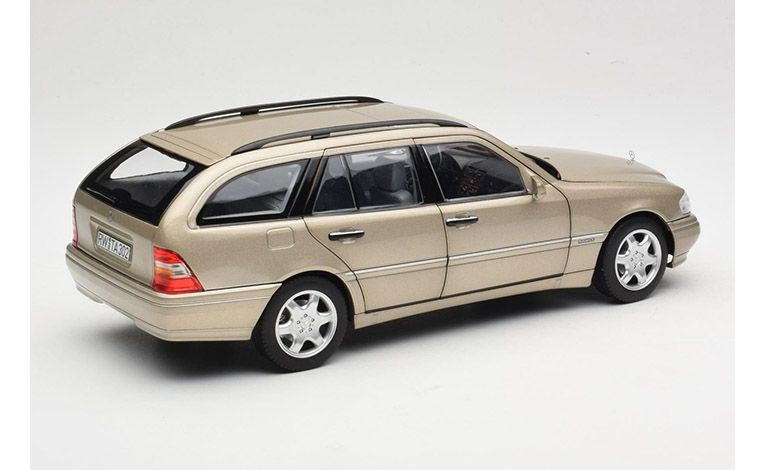 1:18 1/18 Mercedes S202 T C Klasa Model Karavan 1997 2001 dimljeno srebreni Norev