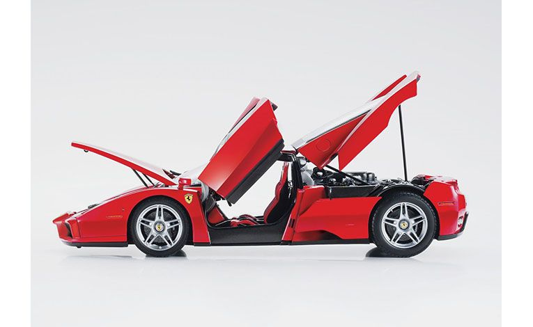 1:18 1/18 Ferrari Enzo with silver wheels 2002 2004 corsa red BBR Models