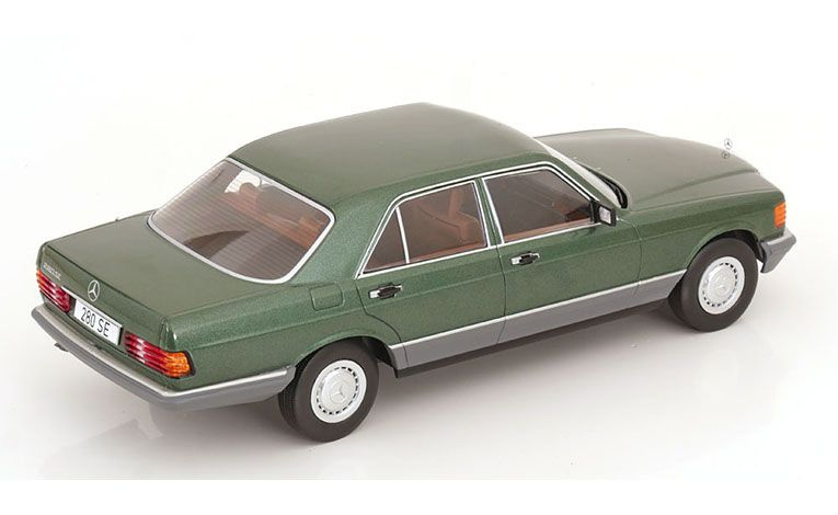 1:18 1/18 Mercedes W126 S Class 280 SE Limousine 1979 1985 dark green Model Car Group MCG