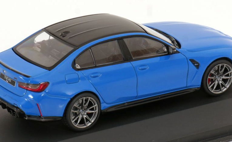 1:43 1/43 BMW G80 M3 Competition 2023 today blue Solido