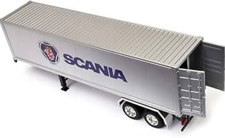 1:32 1/32 Scania R730 V8 kamion tegljač sa prikolicom 2015 danas crveno srebreni Welly