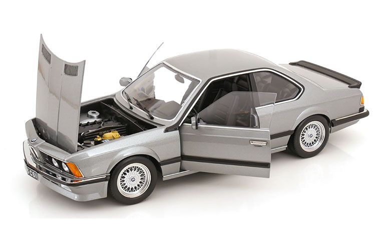 1:12 1/12 BMW E24 Serija 6 M635 CSi 1987 1989 sivi KK Scale