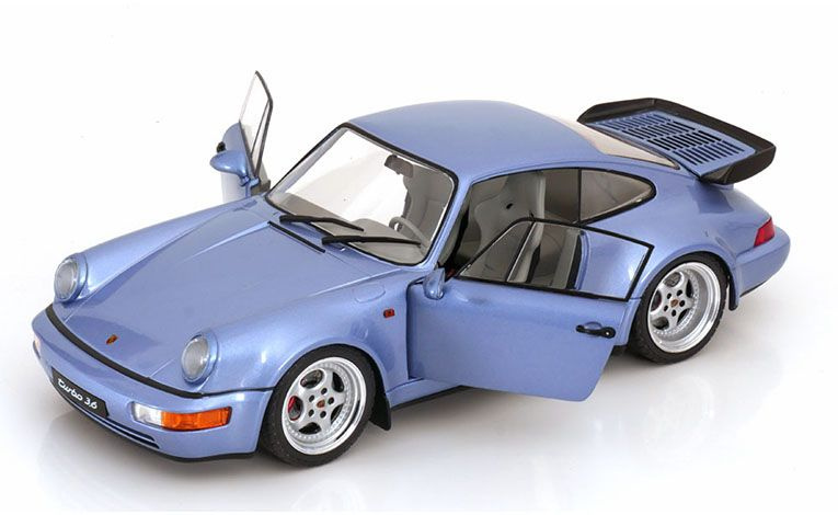 1:18 1/18 Porsche 964 911 Turbo 3.6 1990 1993 horizon blue Solido