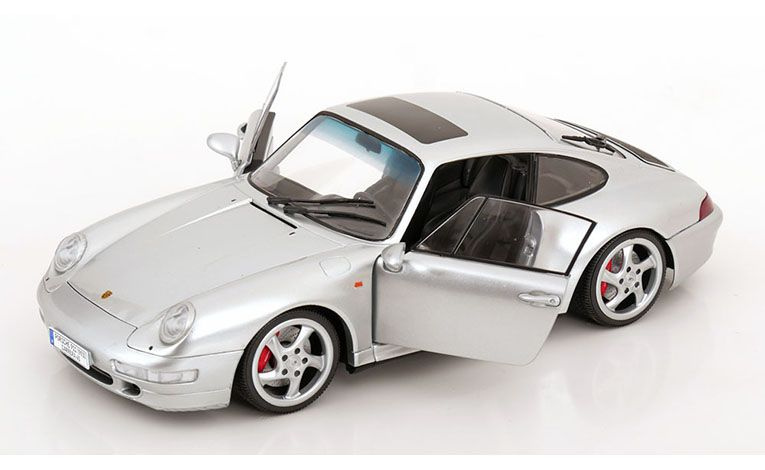 1:18 1/18 Porsche 993 911 4S 1996 1998 polar silver Solido