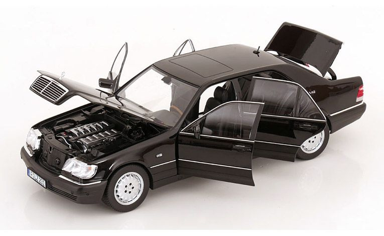 1:18 1/18 Mercedes W140 S Class S 600 1993 1998 black Norev