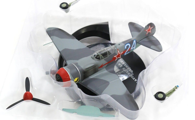 1:72 1/72 Lavochkin LA-7 9th 24 GIAP Njemački avion zrakoplov 1945 kamuflažni Solido