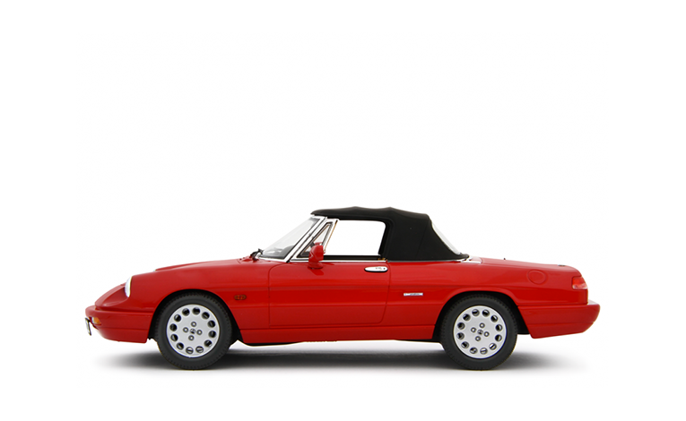 1:18 1/18 Alfa Romeo Spider Series 4 1.6 2.0i 1990 1993 red Laudoracing-Models