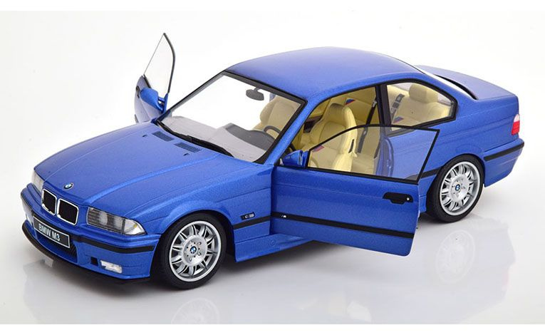 1:18 1/18 BMW E36 Series 3 M3 Coupe 1990 1999 blue Solido