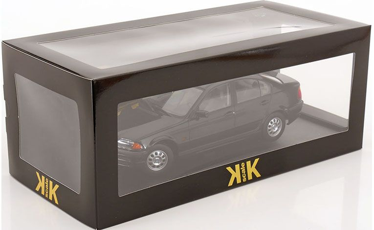 1:18 1/18 BMW E46 Series 3 Limousine 1999 2005 black KK Scale