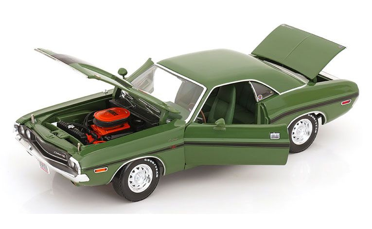 1:18 1/18 Dodge Challenger R T Hemi Coupe 1970 1971 green black Greenlight
