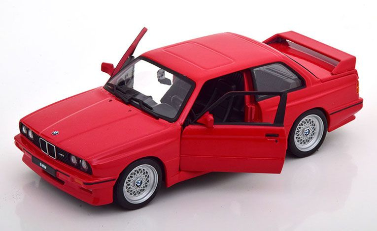 1:24 1/24 BMW E30 Series 3 M3 Coupe 1990 red Bburago
