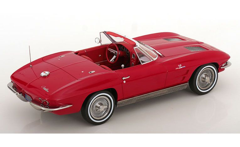 1:18 1/18 Chevrolet Corvette C2 Stingray Cabriolet 1963 1967 red Norev