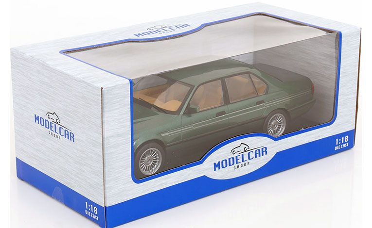 1:18 1/18 BMW Alpina E32 B11 3.5 Series 7 Limousine 1987 1993 green Model Car Group MCG
