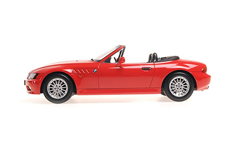 1:18 1/18 BMW E36 7 Z3 Kabriolet 1997 2002 crveni Minichamps