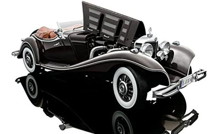 1:12 1/12 Mercedes W29 500K Special Kabriolet 1934 1940 tamno smeđi Bauer Exclusive